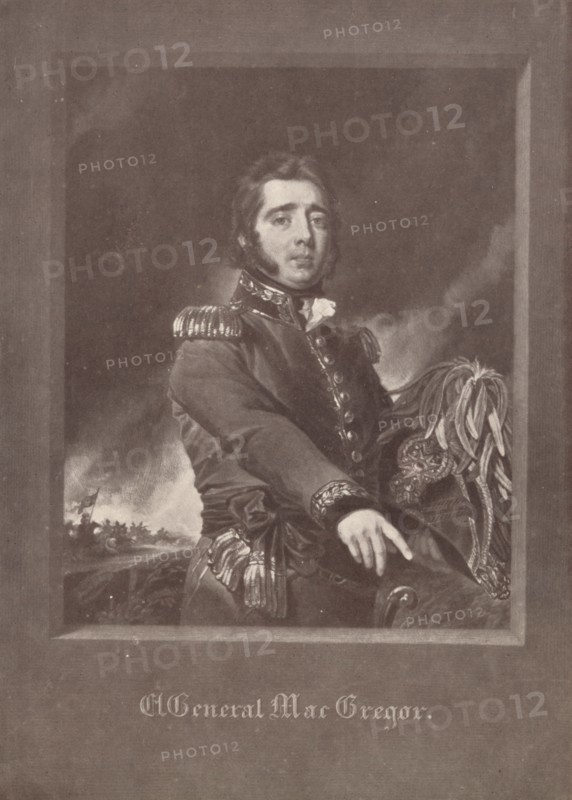 'General MacGregor', c1825 (1909). Artist: Samuel William Reynolds.
