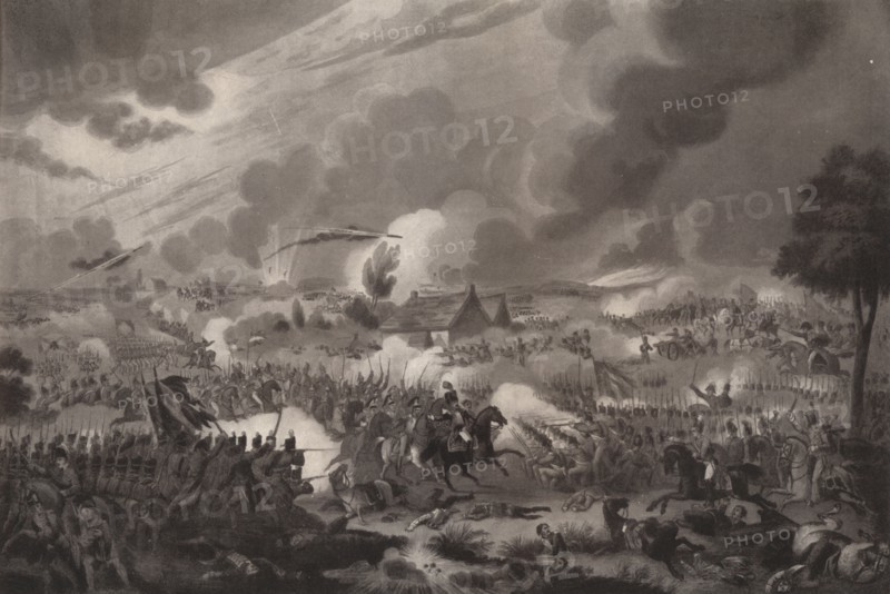 'The Battle of Waterloo, June 18, 1815', 1817 (1909). Creator: Richard Gilson Reeve.