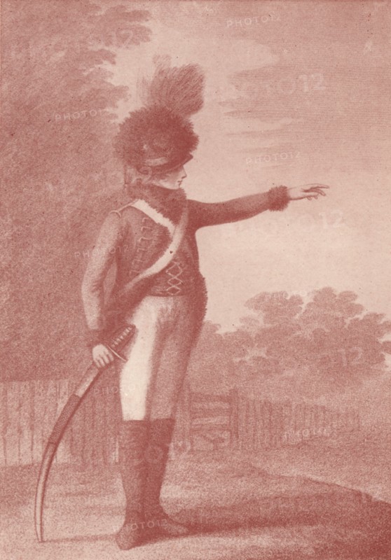 'Light Horseman (1791)', 1791 (1909). Artist: Francois David Soiron.