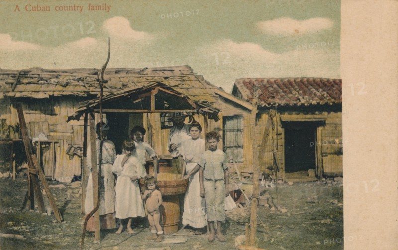 'A Cuban country family', 1908. Artist: Unknown.