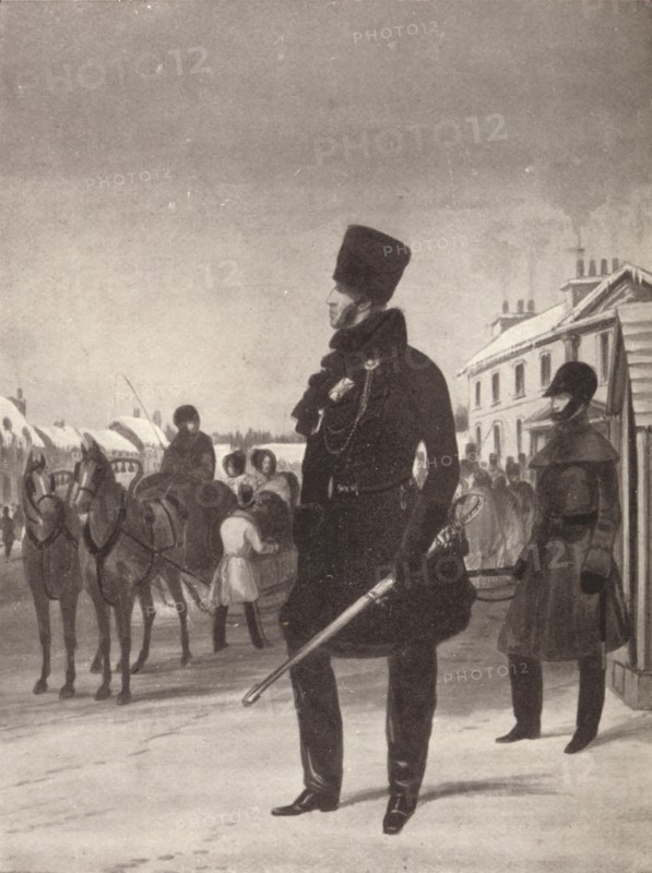 '60th (King's Royal Rifles Corps) Winter Dress, Canada', c1820-1870, (1909). Creator: John Harris the Younger.