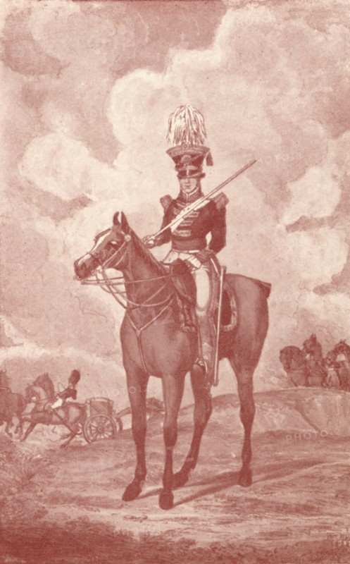 'Officer, Foot Artillery', c1825 (1909). Artist: Henry Thomas Alken.