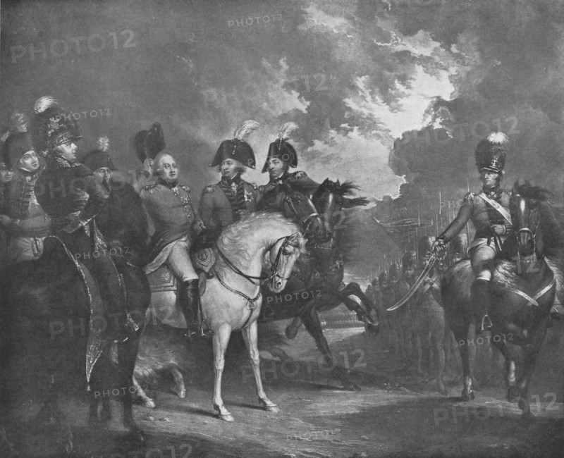 'His Majesty Reviewing the Volunteers on the 4th of June, 1799', 1800 (1909). Artist: Samuel William Reynolds.