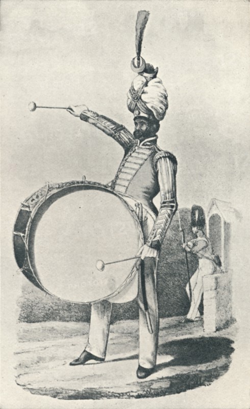 'Grenadier Guards, Drummer (1829)', 1829 (1909). Artist: Maxim Gauci.