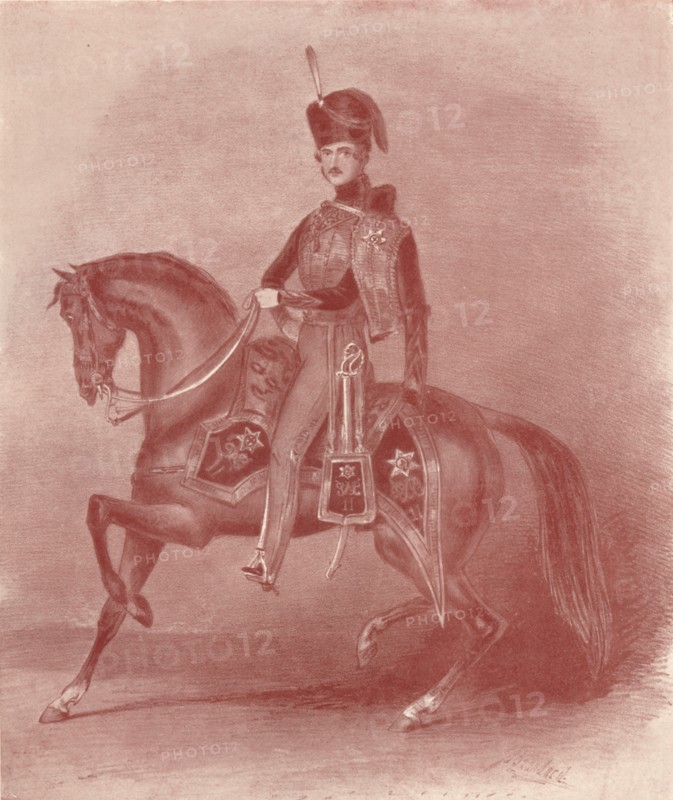 'His Royal Highness Prince Albert, Colonel of the 11th Hussars', 19th century, (1909). Artist: Unknown.