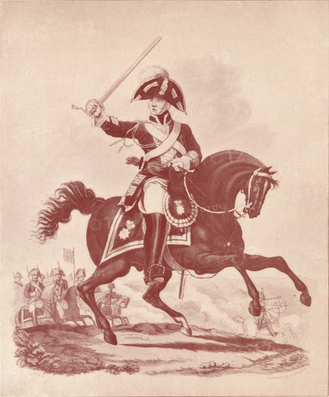 'Officer, 2nd Regiment Life Guards (Waterloo Period)', 1812-1815 (1909). Artist: Joseph Constantine Stadler.