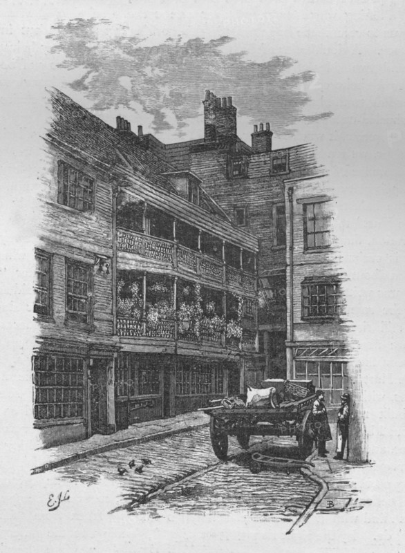 'The George Inn, Borough', 1890. Artist: Unknown.