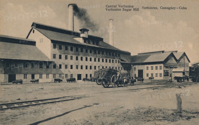 'Central Vertientes Sugar Mill, Camaguey, Cuba', c1910. Artist: Unknown.