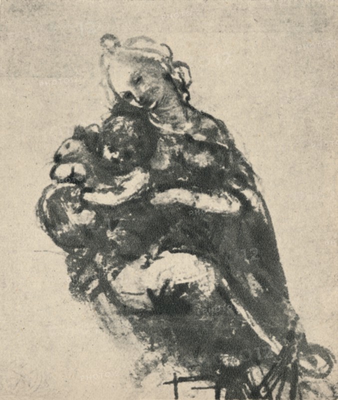 'Madonna and Child with a Cat', c1475 (1945). Artist: Leonardo da Vinci.