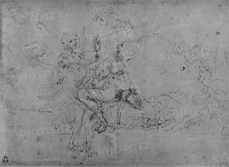 'An Allegory of Statecraft', c1480 (1945). Artist: Leonardo da Vinci.