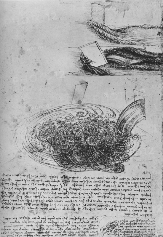 'Studies of Water Formations', c1480 (1945). Artist: Leonardo da Vinci.