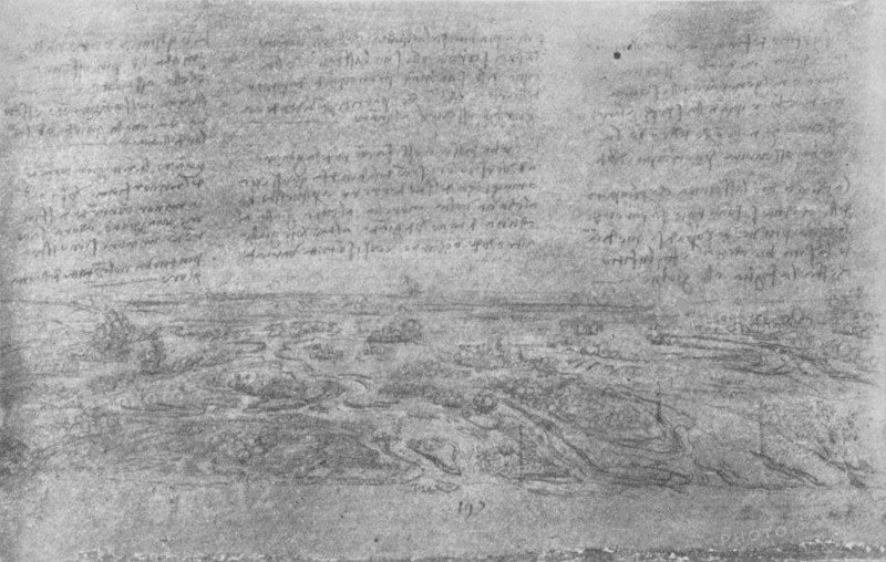 'View of a Delta', c1480 (1945). Artist: Leonardo da Vinci.