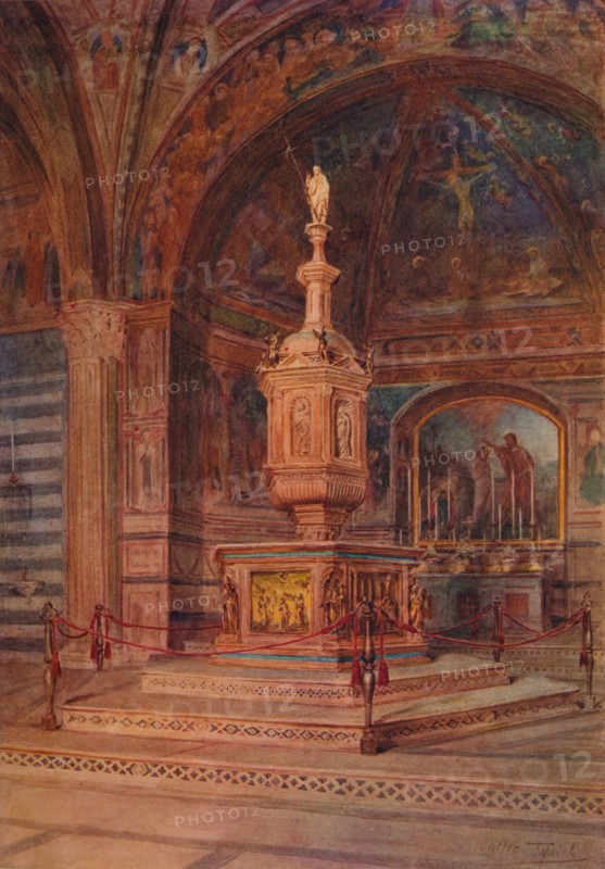 'The Baptistery of S. Giovanni', c1900 (1913). Artist: Walter Frederick Roofe Tyndale.