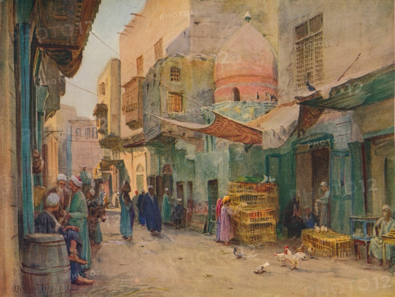 'The Tomb of Sheykh Abd-El-Deym', c1905, (1912). Artist: Walter Frederick Roofe Tyndale.