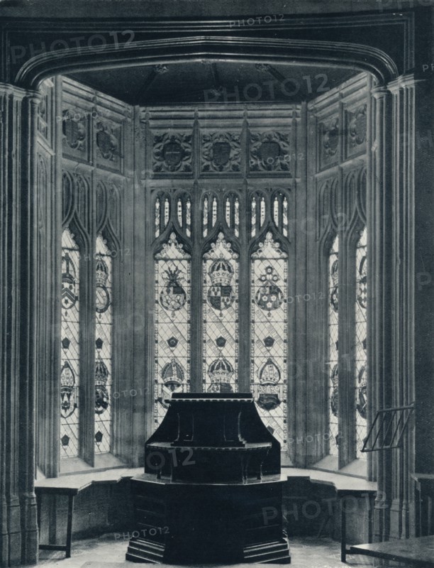 'The Oriel Window in Hall', 1926. Artist: Unknown.