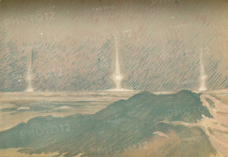 'Moonlight Phenomena at the Beginning of the Polar Night, November 1893', (1897). Artist: Fridtjof Nansen.