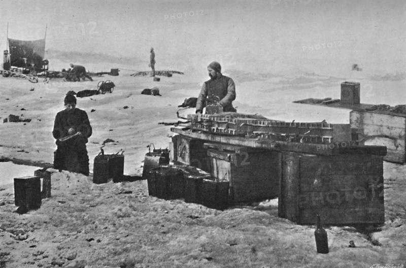 'Cleaning the Accumulators Before Stowing Away. July, 1895', (1897). Artist: Unknown.