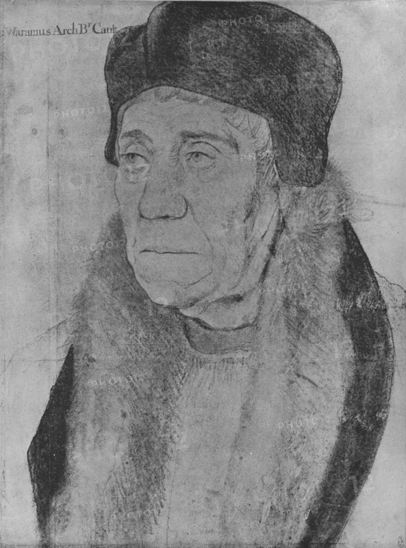 'William Warham, Archbishop of Canterbury', 1527 (1945). Artist: Hans Holbein the Younger.