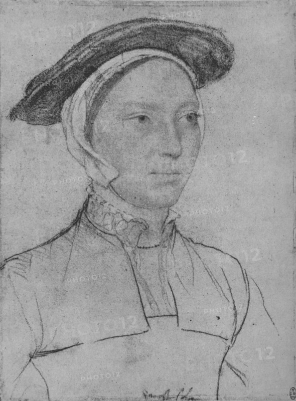 'A Lady: Unknown',  c1532-1543 (1945). Artist: Hans Holbein the Younger.