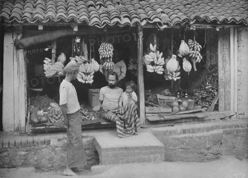 'A Native Boutique or Fruit Shop', c1890, (1910). Artist: Alfred William Amandus Plate.