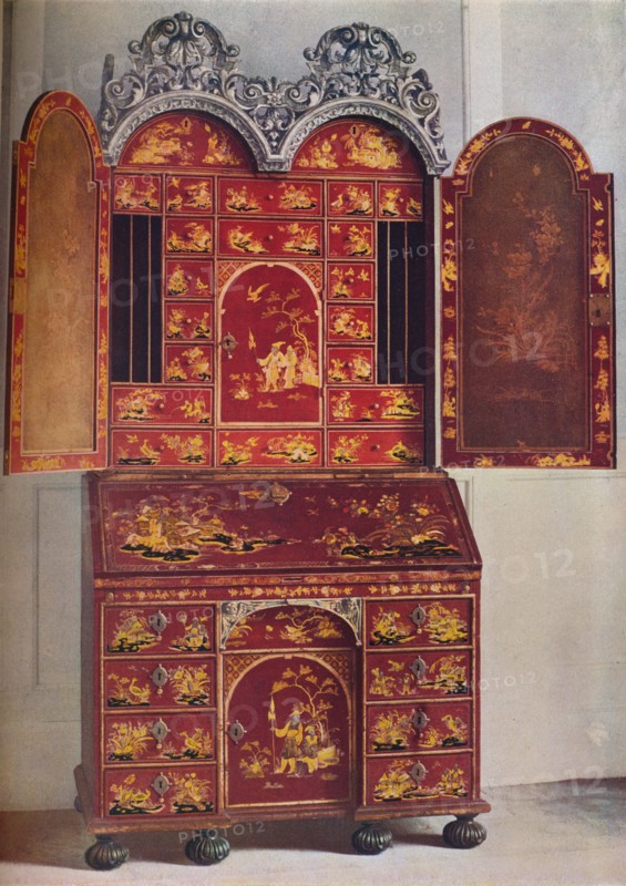 'A Red Lacquer Cabinet', c1685, (1936). Artist: Unknown.