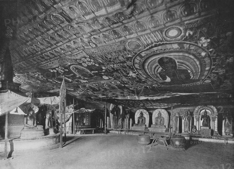 'Rangiri Rock Temple, Dambulla', c1890, (1910). Artist: Alfred William Amandus Plate.