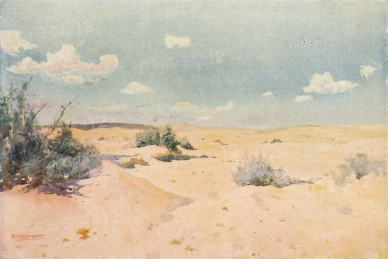 'A Desert Study at Tel-El-Kebir', c1880, (1904). Artist: Robert George Talbot Kelly.
