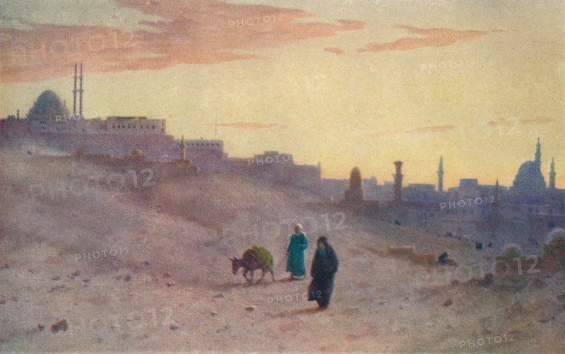 'The Citadel and Cairo from the East', c1880, (1904). Artist: Robert George Talbot Kelly.
