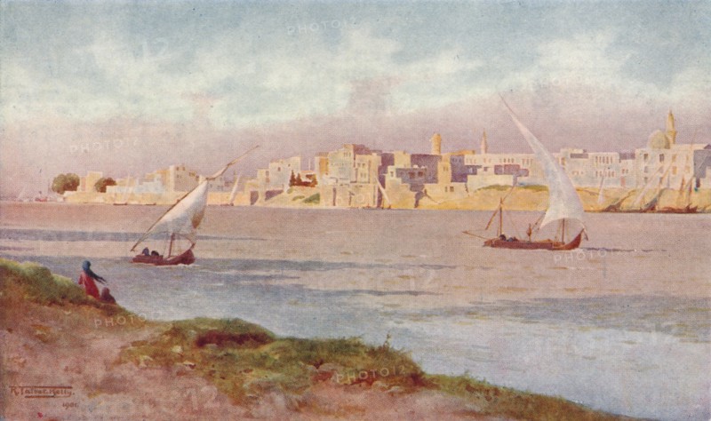 'Bulak from Ghezireh', c1880, (1904). Artist: Robert George Talbot Kelly.