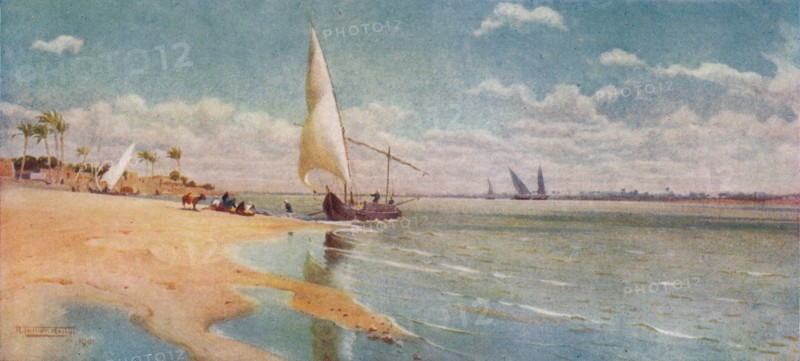 'A Breezy Day at Ayat', c1880, (1904). Artist: Robert George Talbot Kelly.