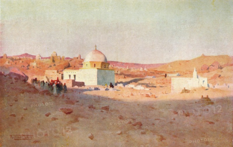 'Cufic Cemetery, Assuan', c1880, (1904). Artist: Robert George Talbot Kelly.