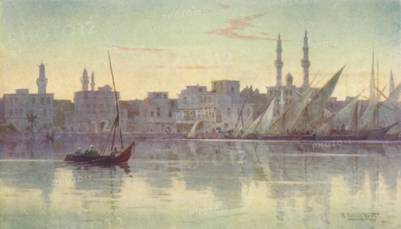 'Early Morning at Damietta', c1880, (1904). Artist: Robert George Talbot Kelly.