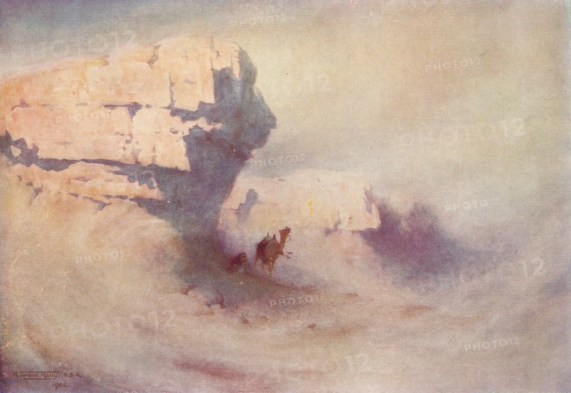 'A Sandstorm', c1880, (1904). Artist: Robert George Talbot Kelly.