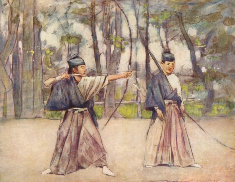 'Archers', c1887, (1901). Artist: Mortimer L Menpes.