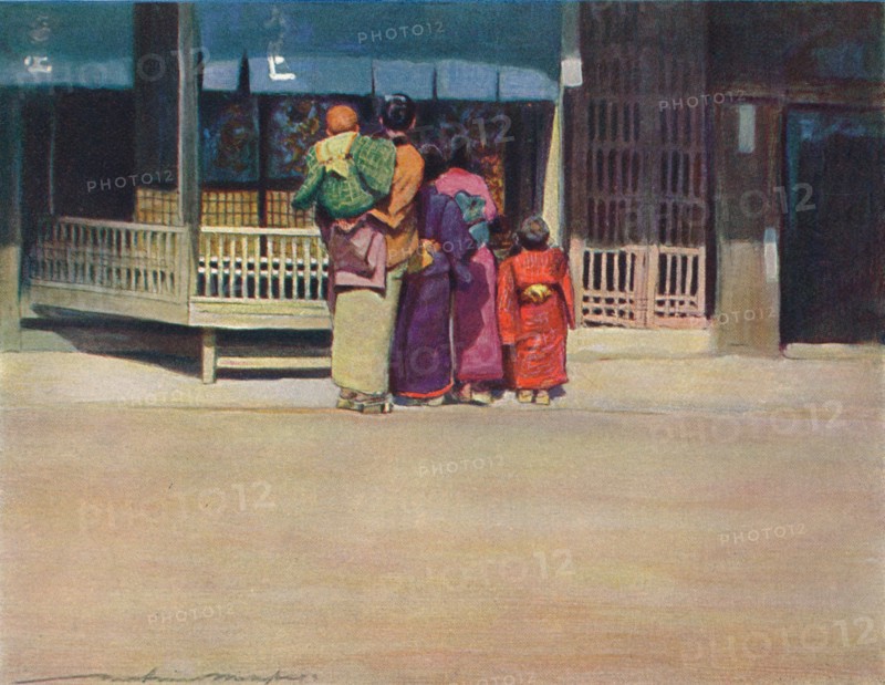 'A Family Group', c1887, (1901). Artist: Mortimer L Menpes.