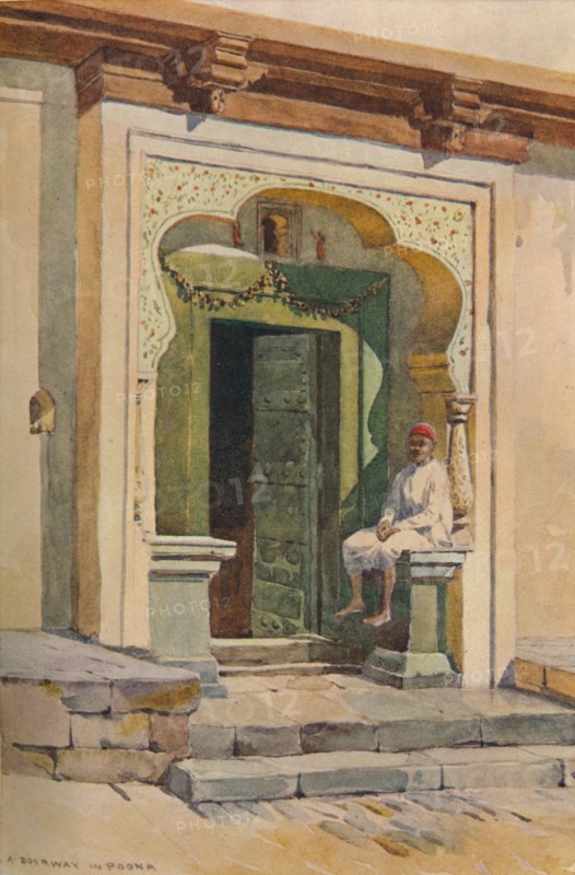 'A Doorway, Poona', c1880 (1905). Creator: Alexander Henry Hallam Murray.