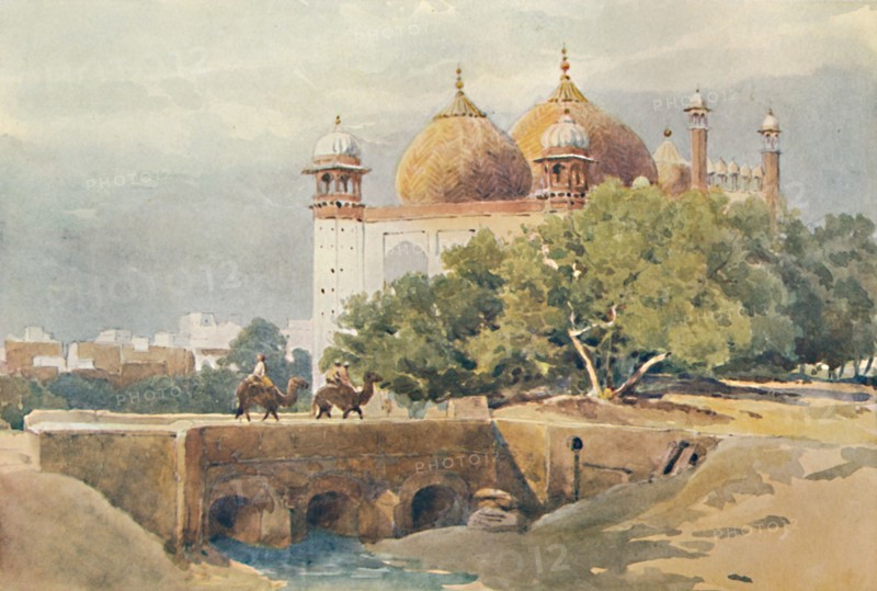 'The Jumma Musjid, Agra', c1880 (1905). Creator: Alexander Henry Hallam Murray.