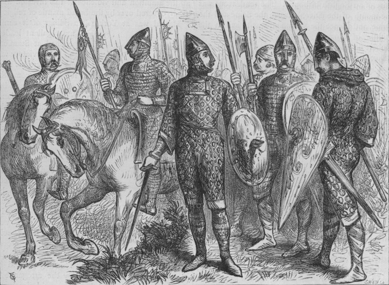 'Group of Norman Soldiers (A.D. 1066)', c1880. Artist: Unknown.