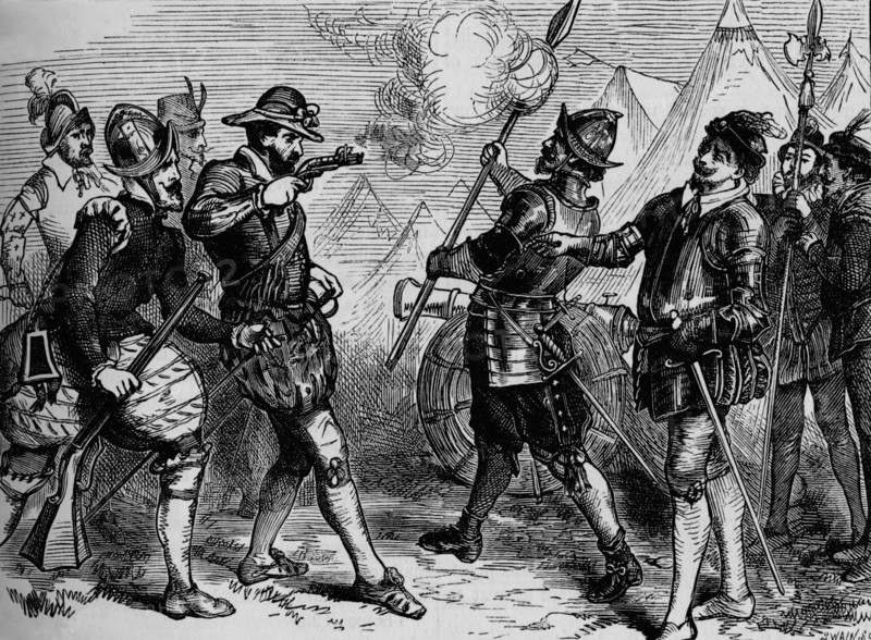 'An Incident in the Siege of Leith', 1548-1560, (c1880). Artist: Unknown.