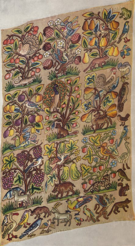 'Embroidered Panel, c1600', (1929). Artist: Unknown.