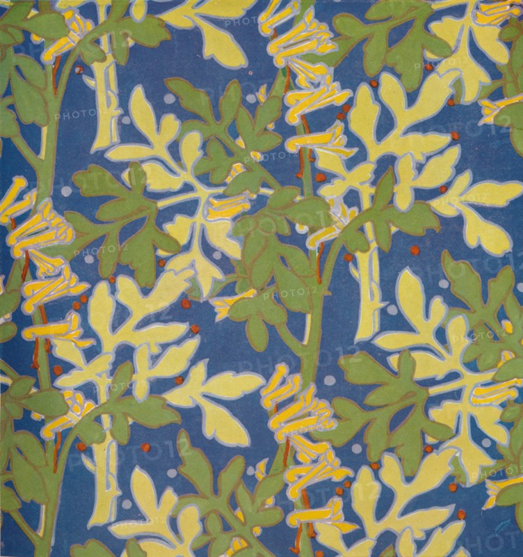 'Design for Block Printed Silk', 1926. Artist: Margery Tomlin.