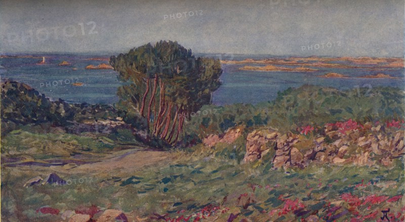 'Paysage De Bretegne', c1900, (1905). Artist: Jean Francis Auburtin.