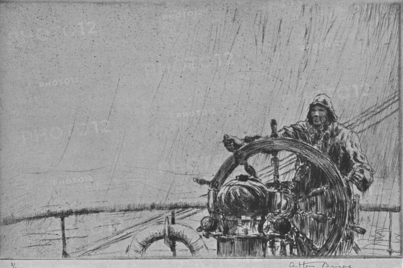 'The Helmsman', 1925, (1926). Artist: Arthur Briscoe.