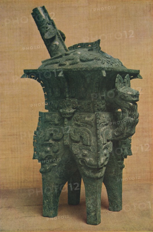 'Bronze Ho (Wine Vessel) - Shang-Yin Dynasty', c1766 to 1122 BC, (1936). Artist: Unknown.