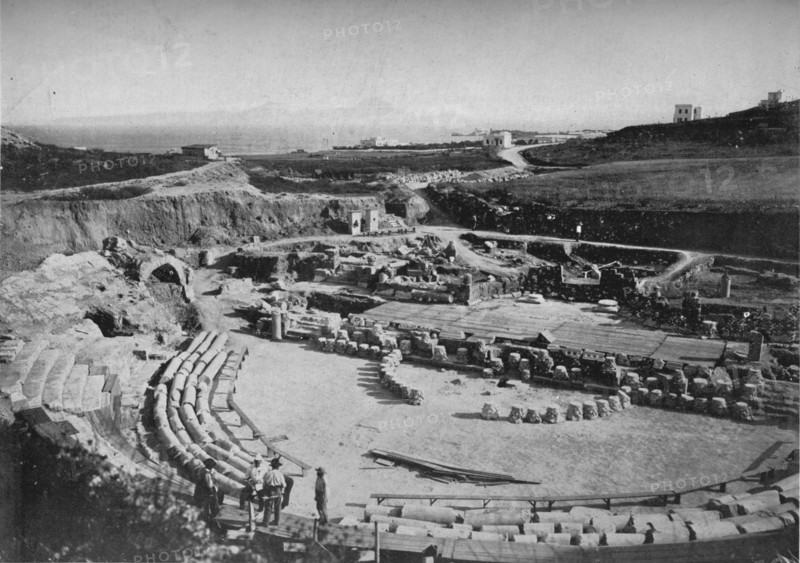 'Carthage. The Amphitheatre', c1913. Artist: Charles JS Makin.