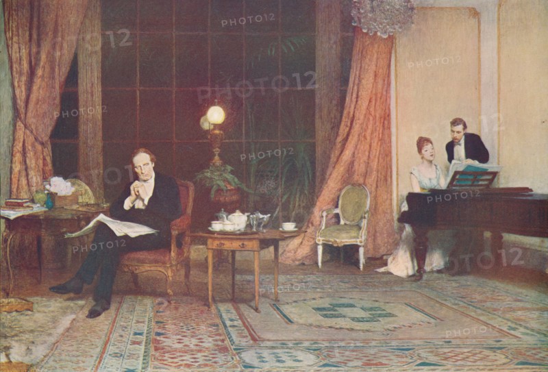 'Her Mother's Voice', c1888, (c1900). Creator: William Quiller Orchardson.