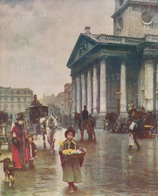 'St Martin's-in-the-Fields', 1888, (c1915). Artist: William Logsdail.