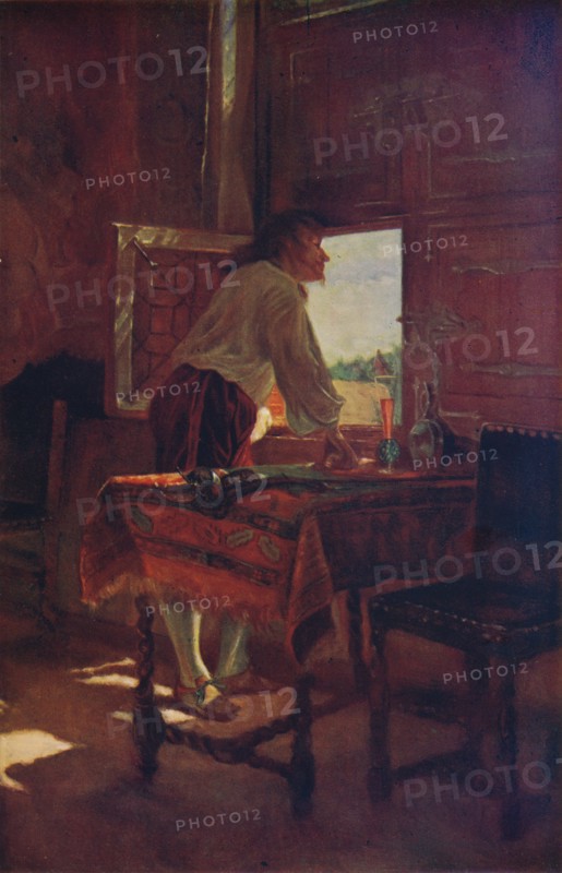 'L'Attente', 1857, (c1915). Artist: Jean Louis Ernest Meissonier.