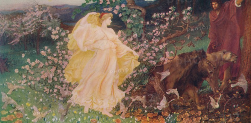 'Venus and Anchises', c1889, (c1915). Artist: Sir William Blake Richmond.