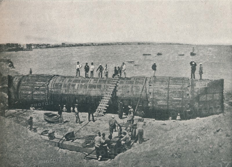 'Preparing to Launch', 1877, (1910). Artist: Unknown.